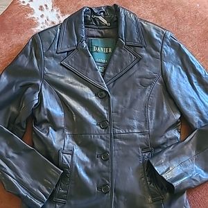 Vintage Danier Leather Jacket with Removable Lining Size Small